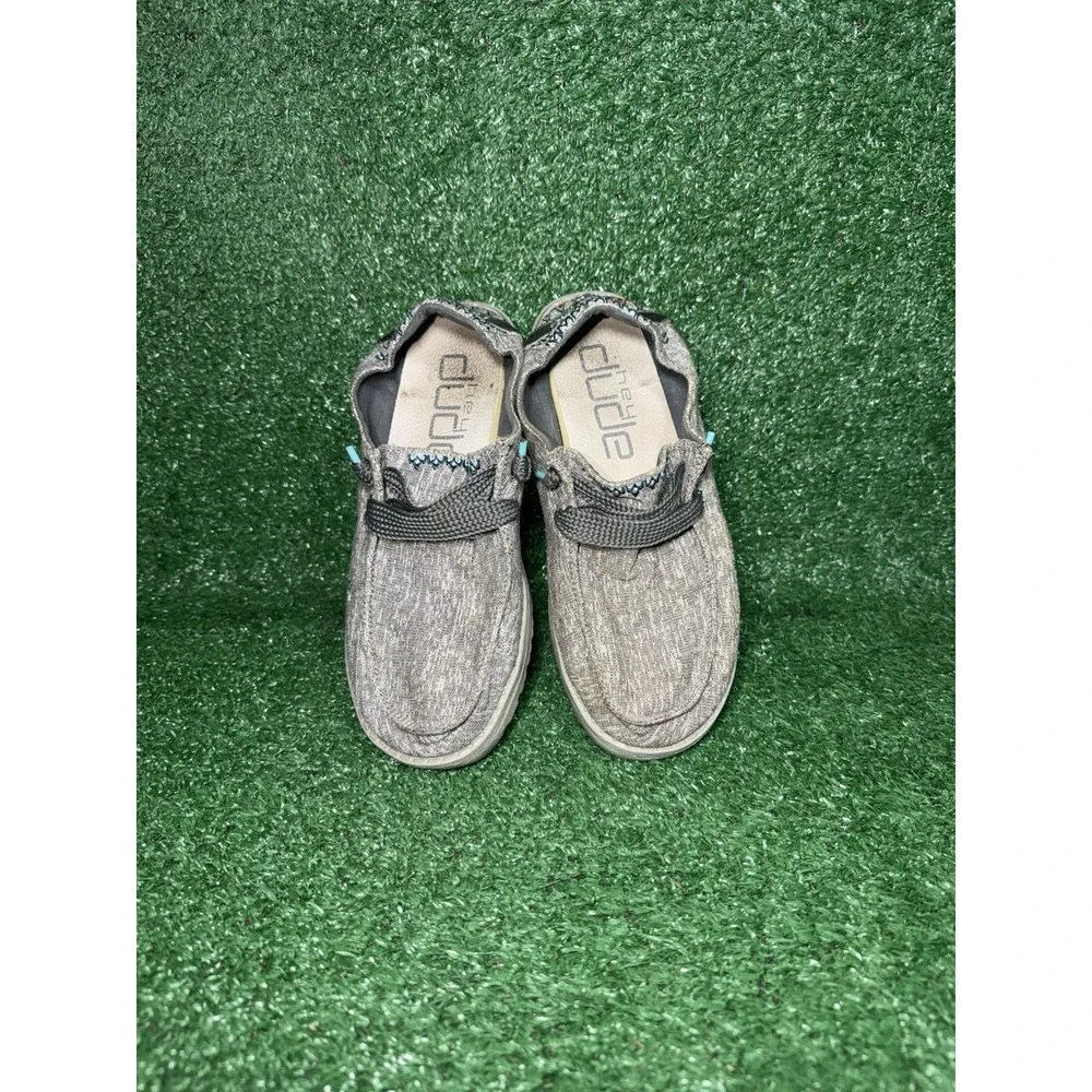 Hey‎ Dude Wendy Women Size 6 Grey Aztec Hippie Shoes Comfort Slip On Loafer